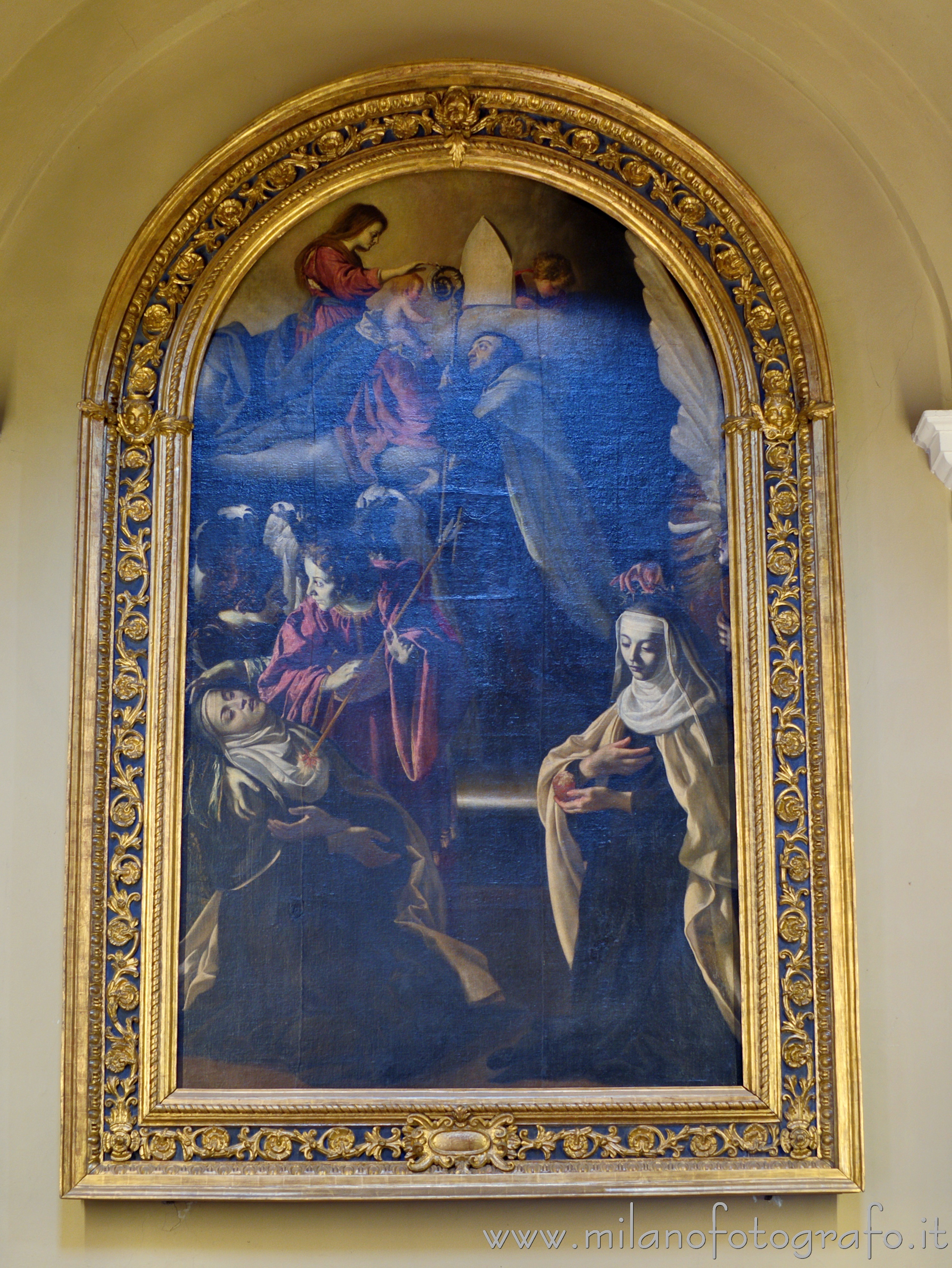 Rimini - Pala dei Carmelitani di Guido Cagnacci nella Chiesa di San Giovanni Battista